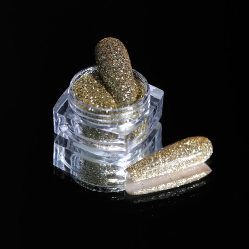 Komilfo spangles 109F, size 0.3 mm, (light gold) E, 2.5 g