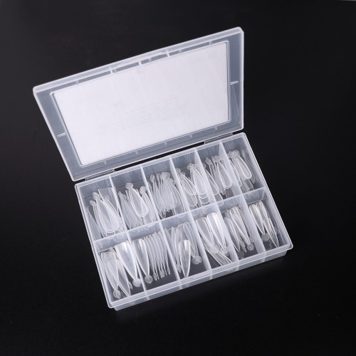 Komilfo Top Nail Forms, Almond – Top Nail Forms, Almond, 120 Pieces