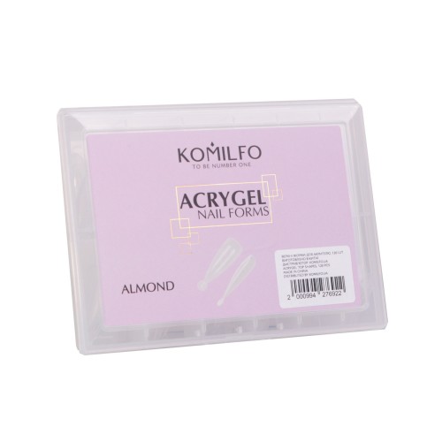 Komilfo Top Nail Forms, Almond – Top Nail Forms, Almond, 120 Pieces Komilfo Top Nail Forms, Almond – Top Nail Forms, Almond, 120 Pieces