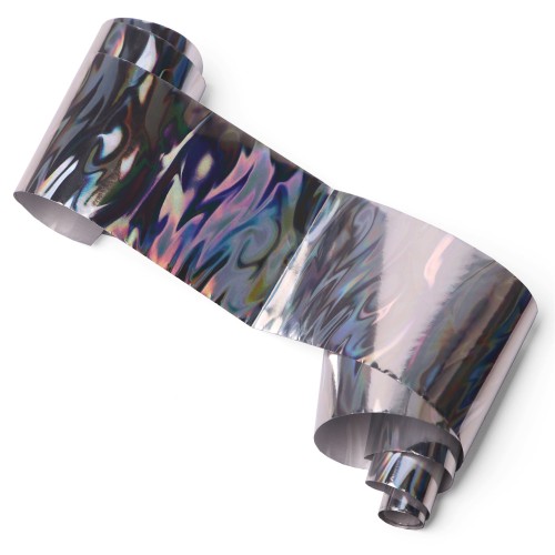 Foil for design, silver fog, hologram