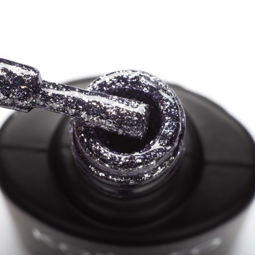 Komilfo Liquid Glam Gel LGG002 (silver gray), 8 ml