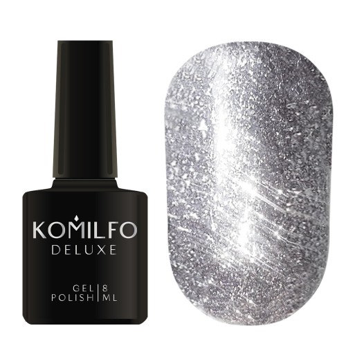 Komilfo Liquid Glam Gel LGG002 (silver gray), 8 ml Komilfo Liquid Glam Gel LGG002 (silver gray), 8 ml