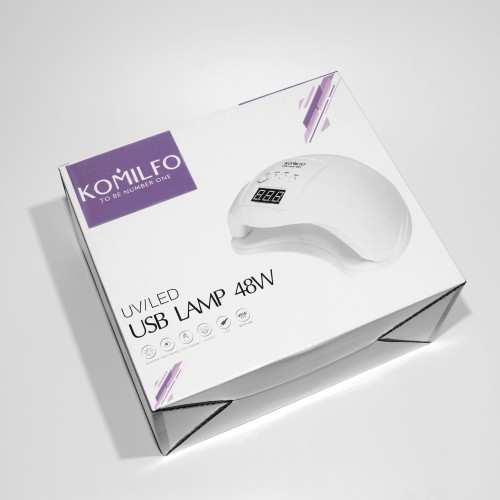 Komilfo LED/UV USB Lamp 48 Вт, White (1 month warranty)