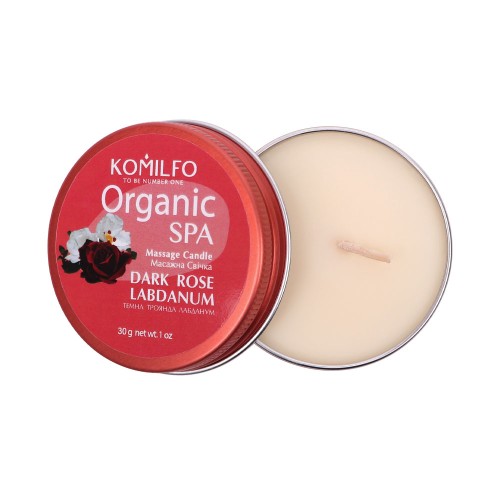 Massage candle Komilfo Massage Candle – Dark Rose Labdanum, 30 g Massage candle Komilfo Massage Candle – Dark Rose Labdanum, 30 g