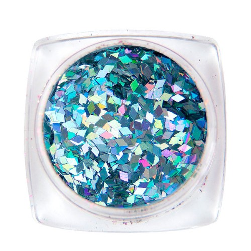 Komilfo diamonds 1 mm (silver hologram) 1.5 g Komilfo diamonds 1 mm (silver hologram) 1.5 g