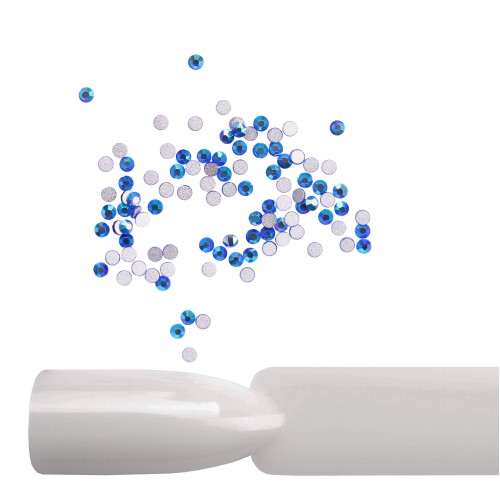 Komilfo rhinestones (pack of 100), Cobalt AB, size 3