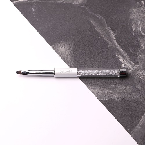 Komilfo Gel oval 4 brush (Nylon)