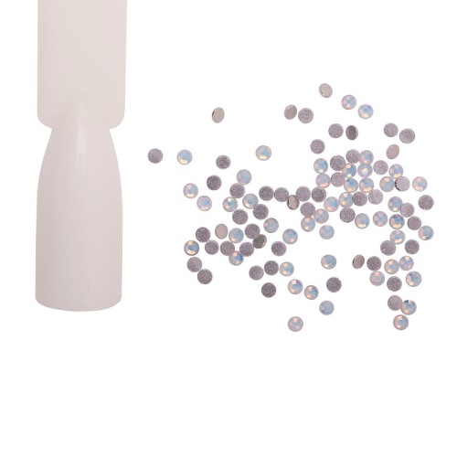 Komilfo rhinestones (pack of 100), White Opal, size 5