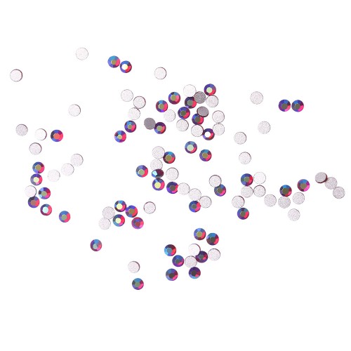 Komilfo rhinestones (pack of 100), Dk.siam AB, size 3 Komilfo rhinestones (pack of 100), Dk.siam AB, size 3