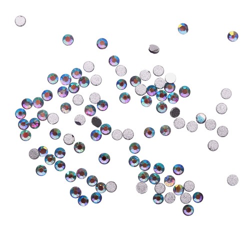 Komilfo rhinestones, Bk.Diamond AB, size 4 (100 pcs per pack) Komilfo rhinestones, Bk.Diamond AB, size 4 (100 pcs per pack)