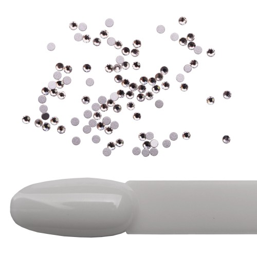 Komilfo rhinestones, Crystal, size 4 (100 pcs per pack)