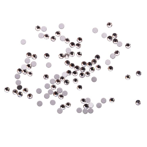 Komilfo rhinestones, Crystal, size 4 (100 pcs per pack) Komilfo rhinestones, Crystal, size 4 (100 pcs per pack)
