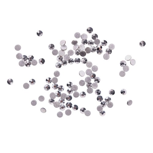 Komilfo rhinestones Silver, size 4 (100 pcs per pack) Komilfo rhinestones Silver, size 4 (100 pcs per pack)