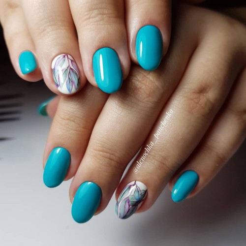 Гель-лак Komilfo Deluxe Series №D152 (насыщенный бирюзовый, эмаль), 8 мл