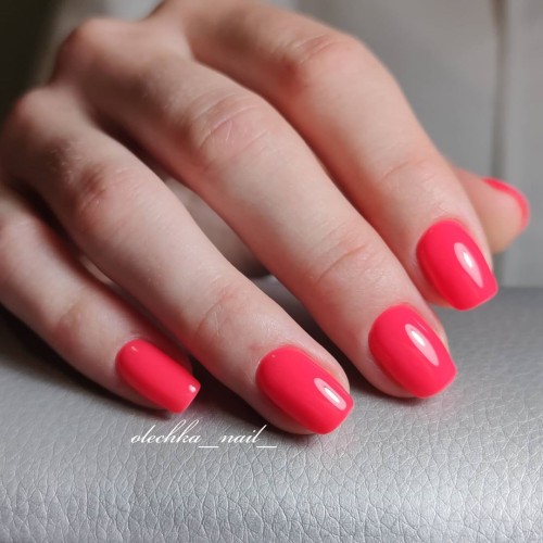 Гель-лак Komilfo Deluxe Series №D172 (яркий насыщенный оранжево-коралловый, неоновый), 8 мл