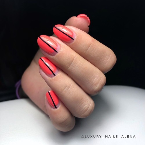 Гель-лак Komilfo Deluxe Series №D182 (яркий коралловый, неоновый), 8 мл