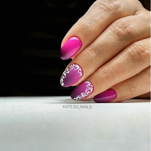 Gel Polish Komilfo DeLuxe Termo C007 (eggplant, when heated – muted, dark pink), 8 ml