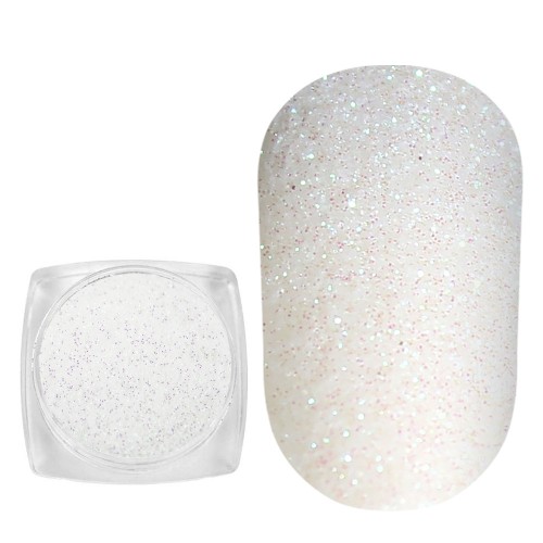 Komilfo spangles 030 size 0.1 mm, (overflow color light green), 2.5 g Komilfo spangles 030 size 0.1 mm, (overflow color light green), 2.5 g