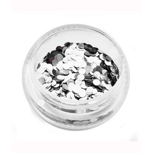 Komilfo disco design №004, silver, 2 mm, (1 g)