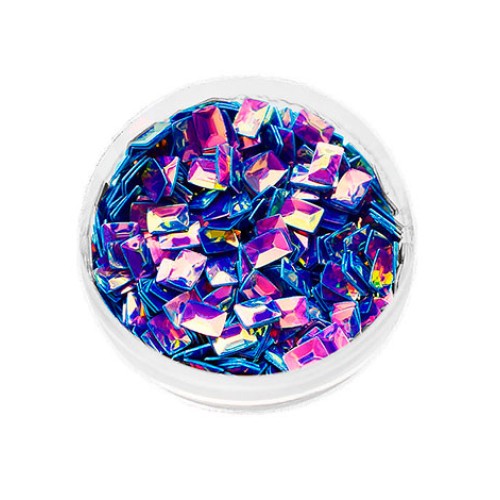 Komilfo 3D Dragon Scale №030, Rectangle, Diamond AB, (1 g) Komilfo 3D Dragon Scale №030, Rectangle, Diamond AB, (1 g)