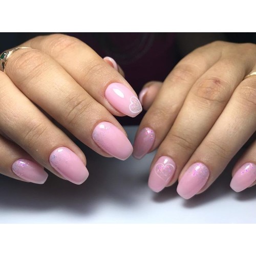 Гель-лак Komilfo French Collection №F001 (бледный лилово-розовый, эмаль, для френча), 8 мл