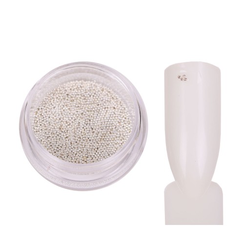 Komilfo bouillons (metal) silver, 0.6 mm, 6 grams