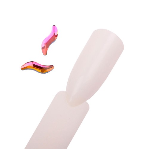 Komilfo Stones S (2×9 mm) Rainbow, 2 pieces