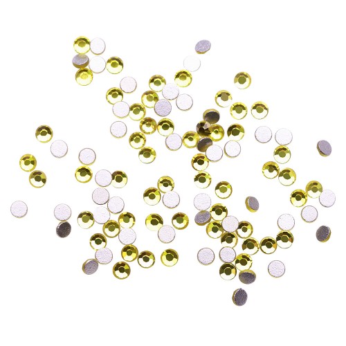 Komilfo Rhinestones Citrine, size 6 (pack of 100) Komilfo Rhinestones Citrine, size 6 (pack of 100)