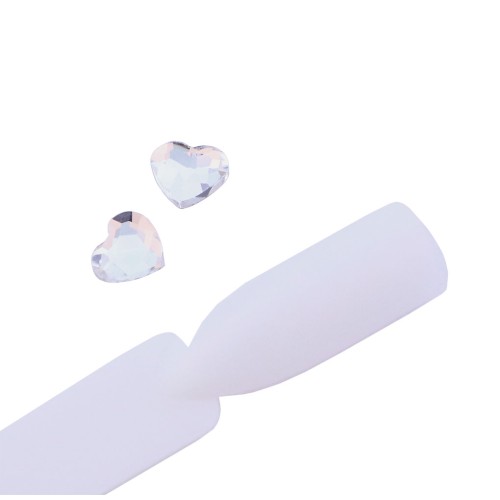 Komilfo Heart Stones (5.5×6 mm) Crystal (2 pcs)