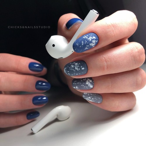 Gel Polish Komilfo Deluxe Series Dusk Collection D296 (dark blue, enamel), 8 ml