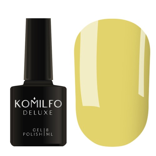 Gel Polish Komilfo Deluxe Series D276 (mustard, enamel), 8 ml Gel Polish Komilfo Deluxe Series D276 (mustard, enamel), 8 ml