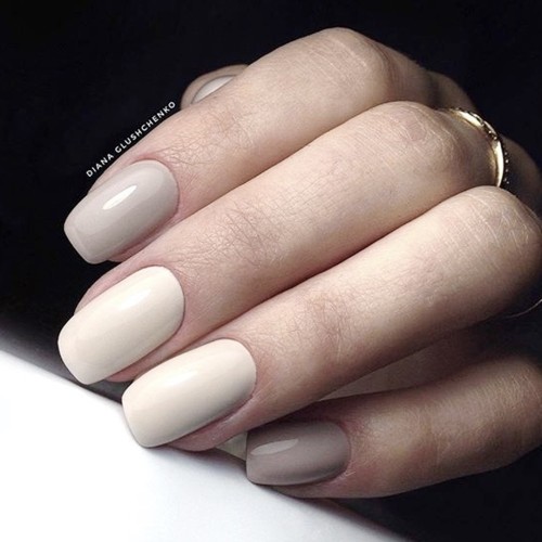 Gel polish Komilfo Deluxe Series D004 (cream gray, enamel), 15 ml
