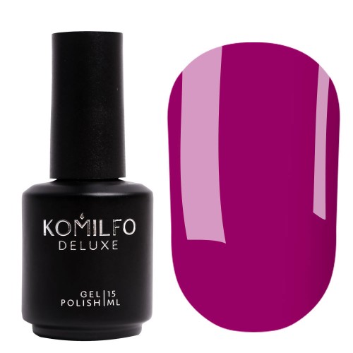 Gel Polish Komilfo Deluxe Series D264 (raspberry fuchsia, enamel), 15 ml Gel Polish Komilfo Deluxe Series D264 (raspberry fuchsia, enamel), 15 ml