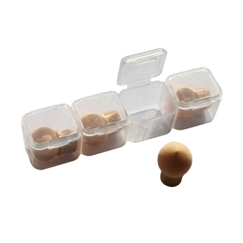 Komilfo replacement sponges for AirBrush – lance, container, 4 pcs