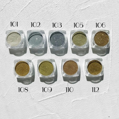 Komilfo spangles 110, size 0.08 mm, (quiet gold) E, 2.5 g