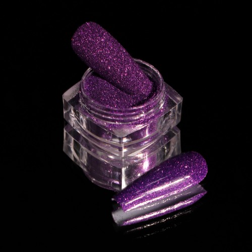 Komilfo spangles 042, size 0.08 mm, (deep purple) E2.5 g