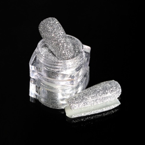 Komilfo spangles 102F, size 0.3 mm, (silver) E, 2.5 g