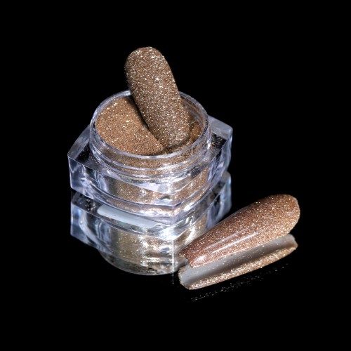 Komilfo spangles 110, size 0.08 mm, (quiet gold) E, 2.5 g