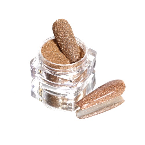 Komilfo spangles 110, size 0.08 mm, (quiet gold) E, 2.5 g