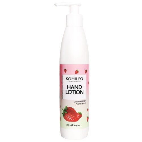 Komilfo Hand Lotion “Strawberry” – strawberry hand lotion, 250 ml