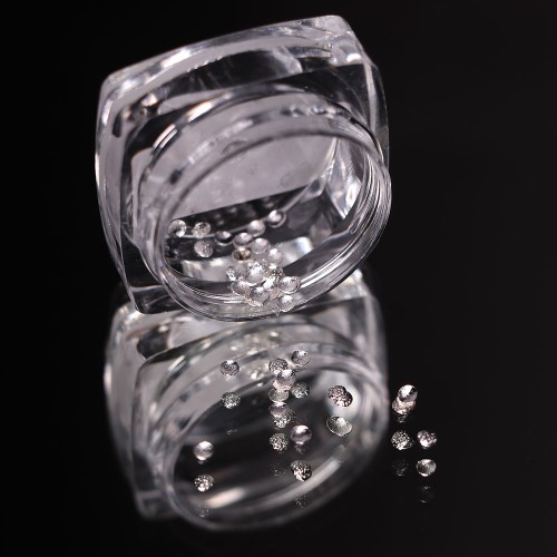 Komilfo texture rivets large circle 2 mm, silver, 50 pcs