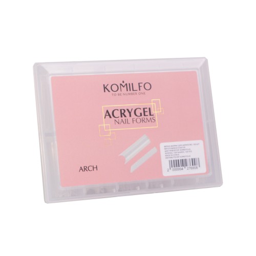 Komilfo Top Nail Forms, Arch – Top nail forms, arched, 120 Pieces Komilfo Top Nail Forms, Arch – Top nail forms, arched, 120 Pieces