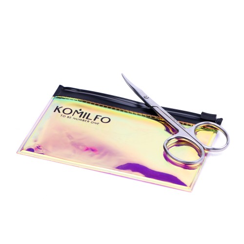 Komilfo SAFE + safety nail scissors, 22 mm, in dichroic case