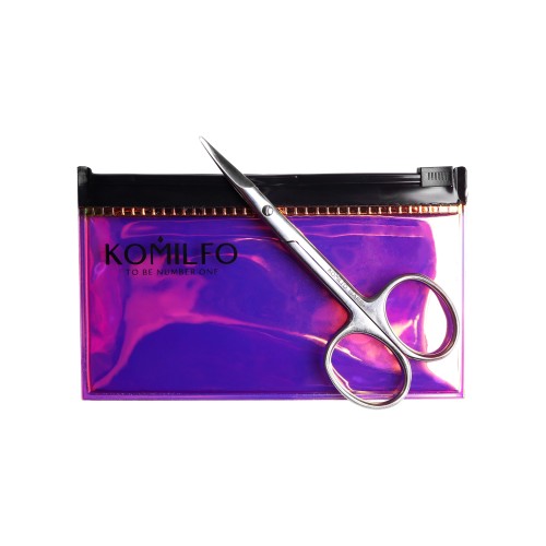 Komilfo SAFE + safety nail scissors, 22 mm, in dichroic case Komilfo SAFE + safety nail scissors, 22 mm, in dichroic case