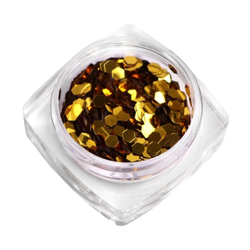 Komilfo hexagon 2 mm (gold) Komilfo hexagon 2 mm (gold)