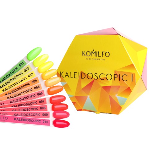 Komilfo Kaleidoscopic Collection I – a set of gel varnishes Komilfo Kaleidoscopic Collection I – a set of gel varnishes