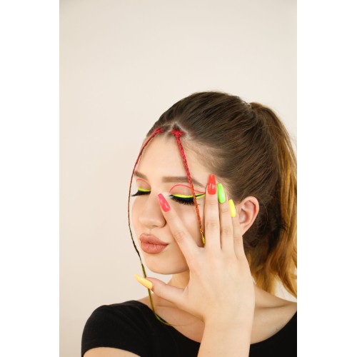 Gel Polish Komilfo Kaleidoscopic Collection K009 (bright pink, neon), 8 ml