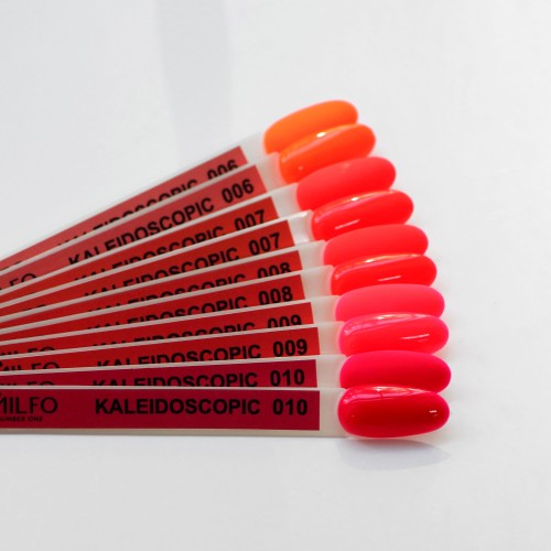 Gel Polish Komilfo Kaleidoscopic Collection K009 (bright pink, neon), 8 ml