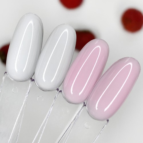 Komilfo No Wipe Milky White Top – top without a sticky layer, milky white, 8 ml