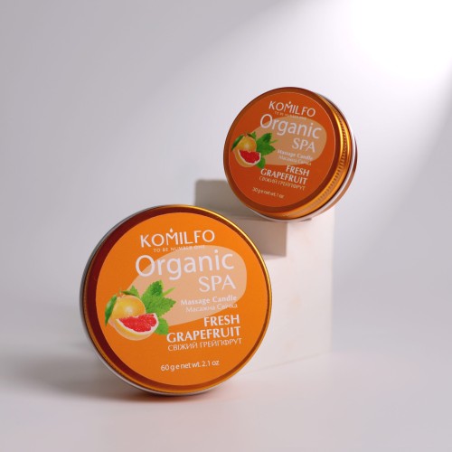 Komilfo Massage Candle – Fresh Grapefruit, 30 g